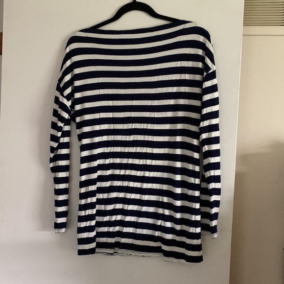 Thyme Maternity navy and white stripe XL - Picture 2 of 2